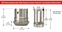 Dimensions for 628 Series Intrinsically Safe Hammer Union Pressure Transmitters.jpg
